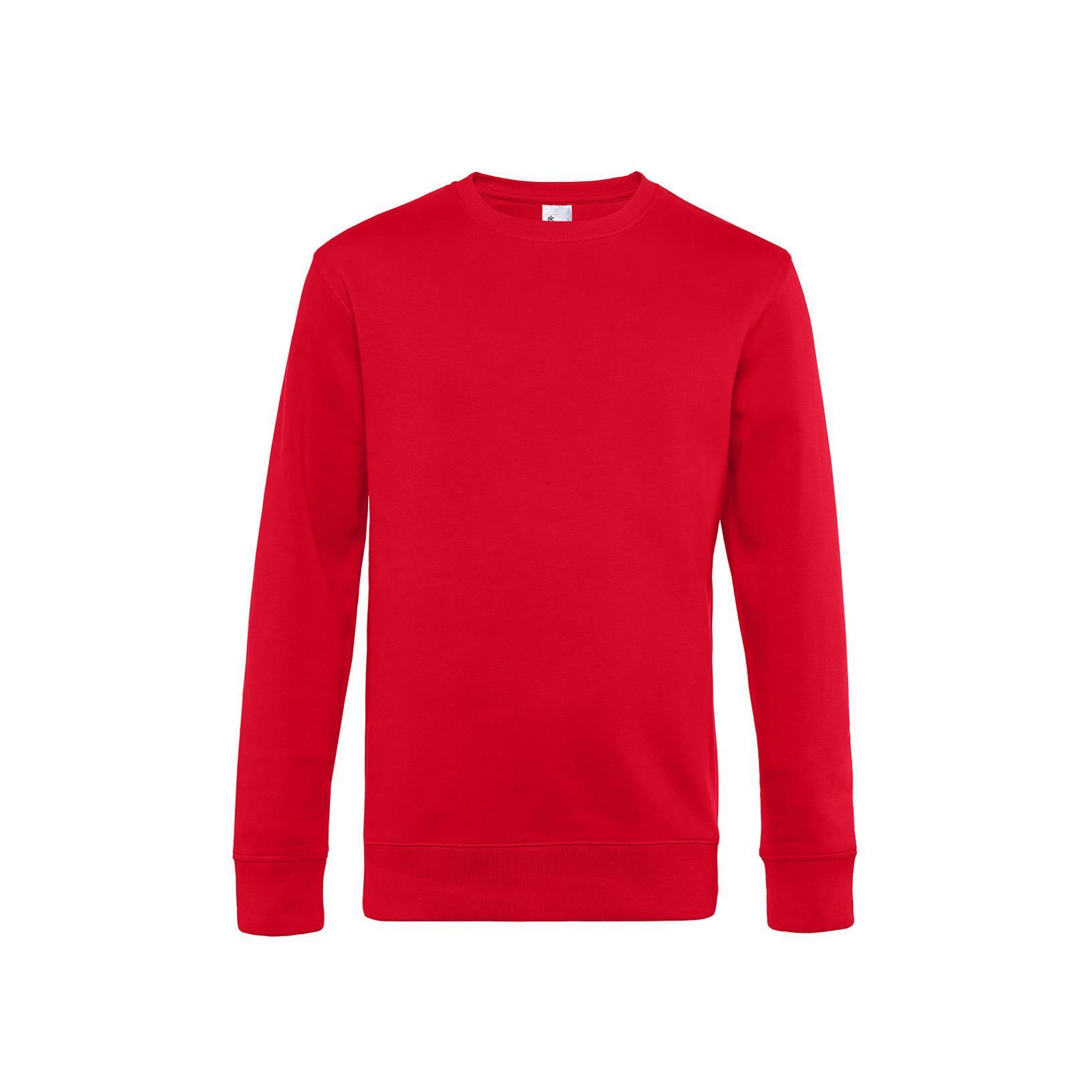 Rode modieuze sweatshirt heren