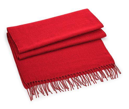 Rode Sjaal Klassieke geweven winter sjaal