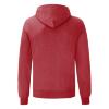 foto 2 Rood gemêleerde Hoodie voor hem heren unisex