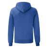 foto 2 Royal blauwe gemêleerde Hoodie voor hem heren unisex