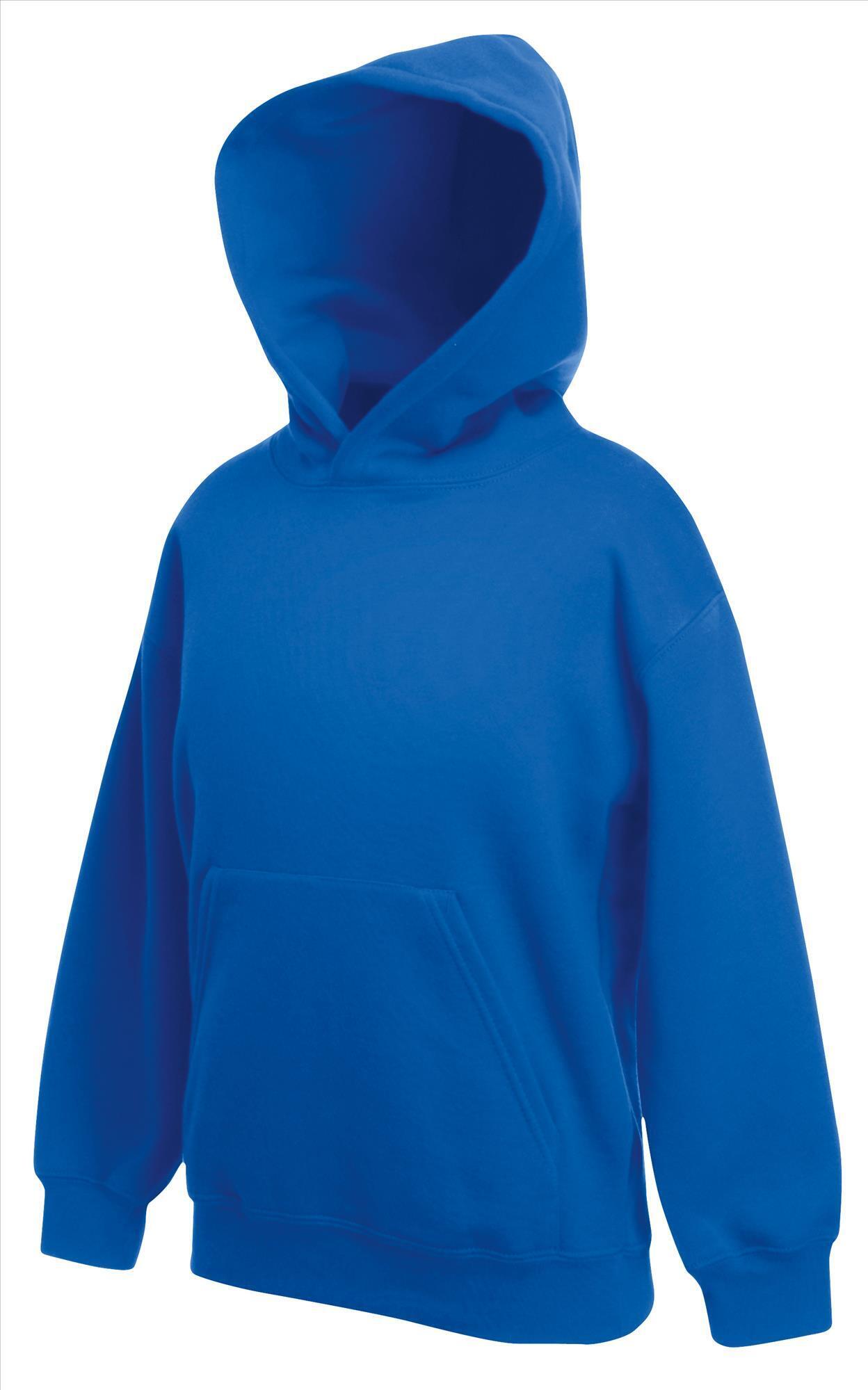 Royal blauwe Hoodie Premium kids kinder hoodie