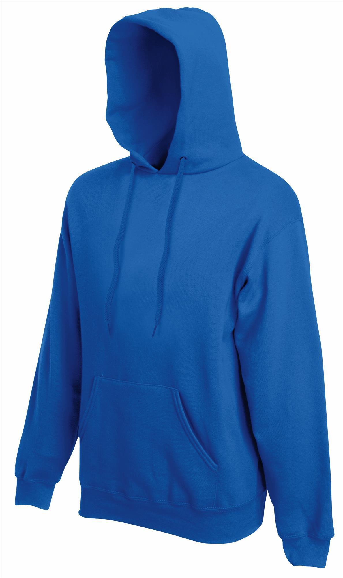 Royal blauwe Hoodie unisex