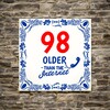 foto 3 Tegeltje full colour bedrukt voor een leeftijd van 98 jaar