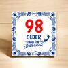foto 4 Tegeltje full colour bedrukt voor een leeftijd van 98 jaar