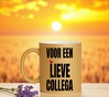foto 2 Voor een lieve collega glitter gouden mok 
