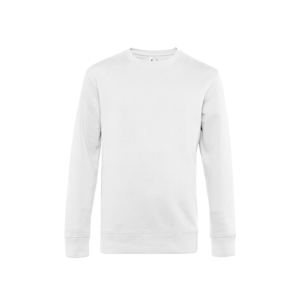 Wit modieuze sweatshirt heren