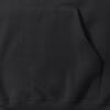 foto 4 Zwarte Hoodie met dubbellaags capuchon volwassen 