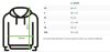 foto 6 Zwarte Hoodie met dubbellaags capuchon volwassen 