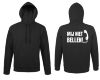 Zwarte hoodie mij niet bellen!
