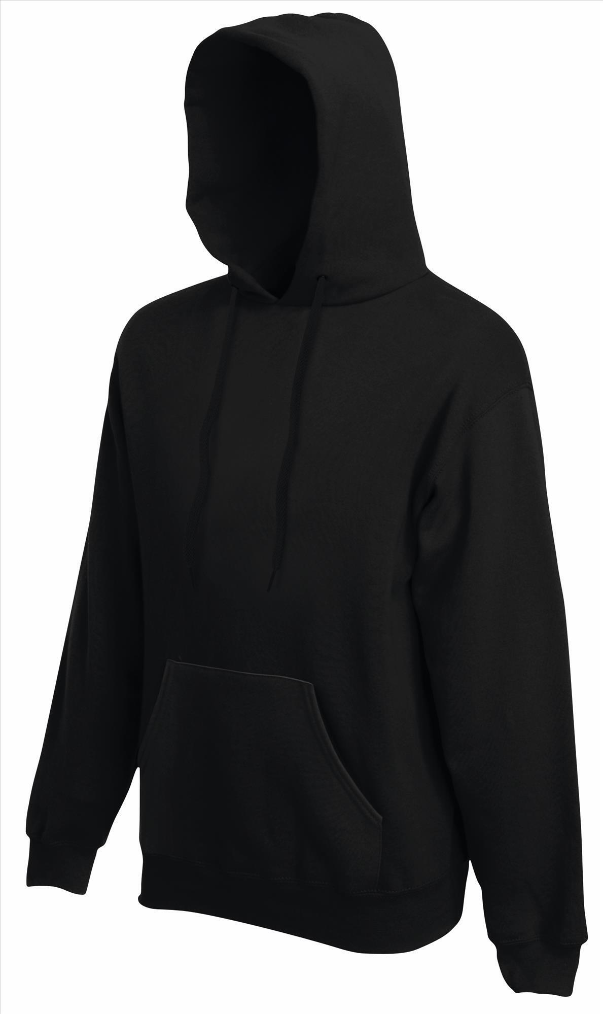 Zwarte Hoodie unisex