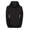 foto 2 Zwarte Kinder hoodie met dubbellaags capuchon.