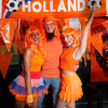 foto 2 Banner Holland oranje voetballen 180x50 cm voor binnen en buiten polyester