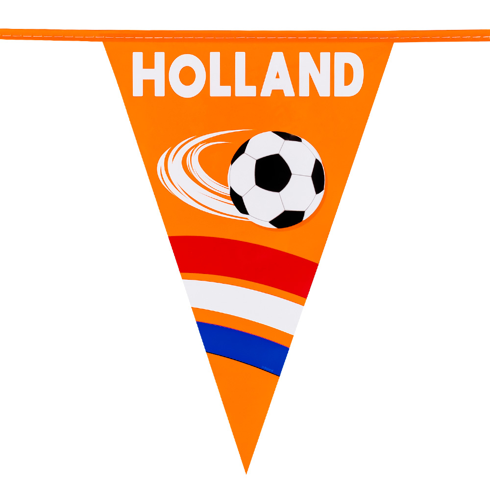 Holland oranje vlaggenlijn 6 meter voor binnen en buiten EK 2024 voetbal