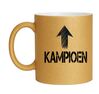foto 1 Kampioenen mok glitter goud voor een echte kampioen 
