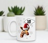 foto 4 Kerst koffiemok met een giraffe die je een fijne kerst wenst