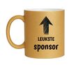 foto 1 Leukste sponsor mok glitter goud voor een sponsor van goud