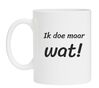Mok ik doe maar wat! grappige mok voor je collega!