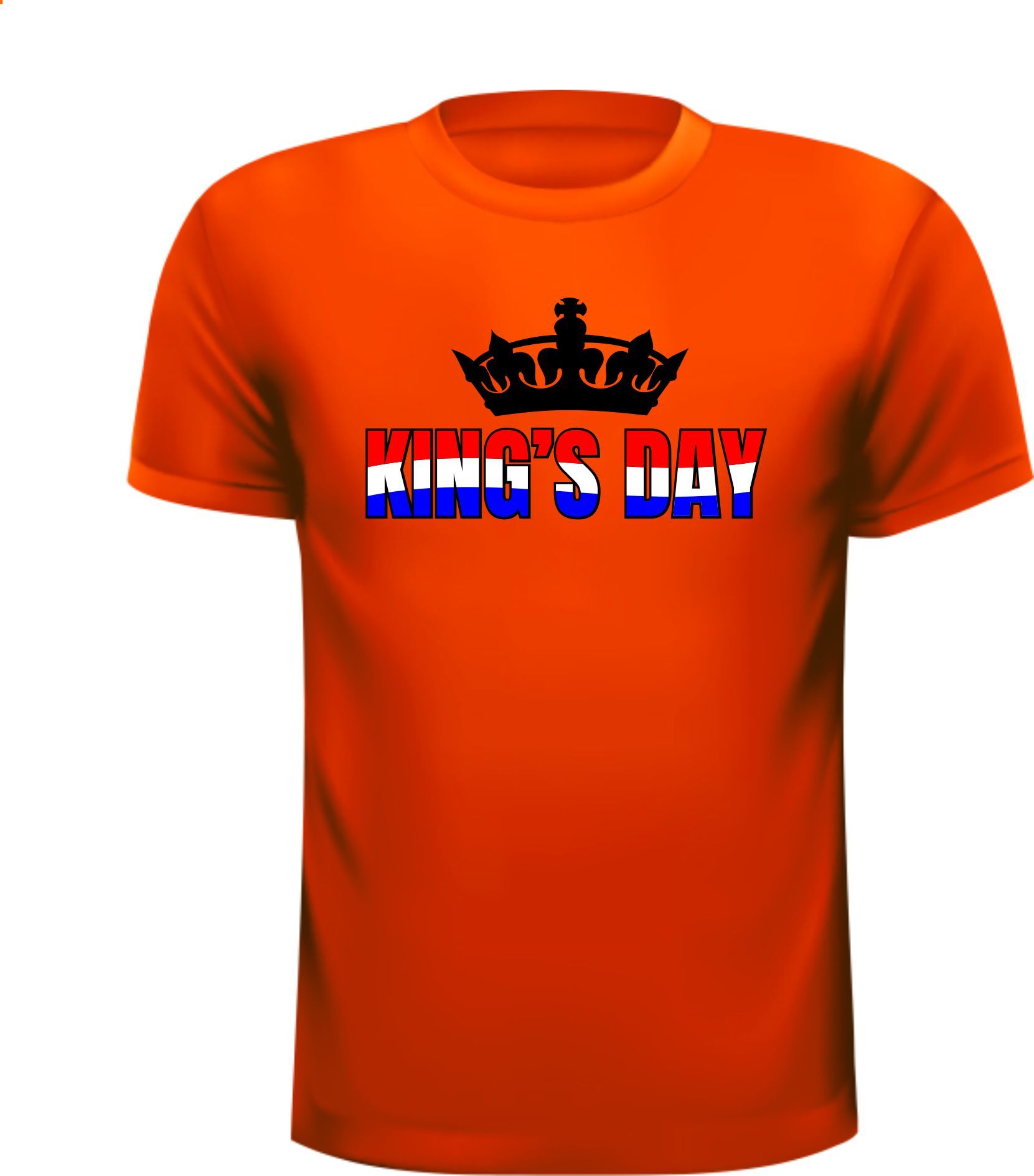 Oranje shirtje voor Koningsdag king's day