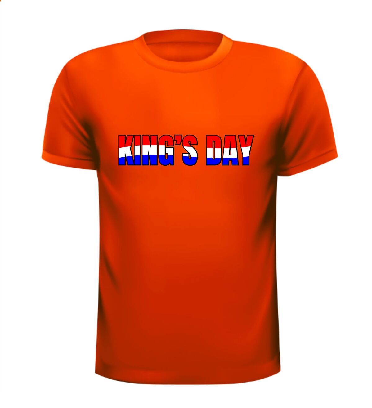 Oranje shirtje voor Koningsdag king's day