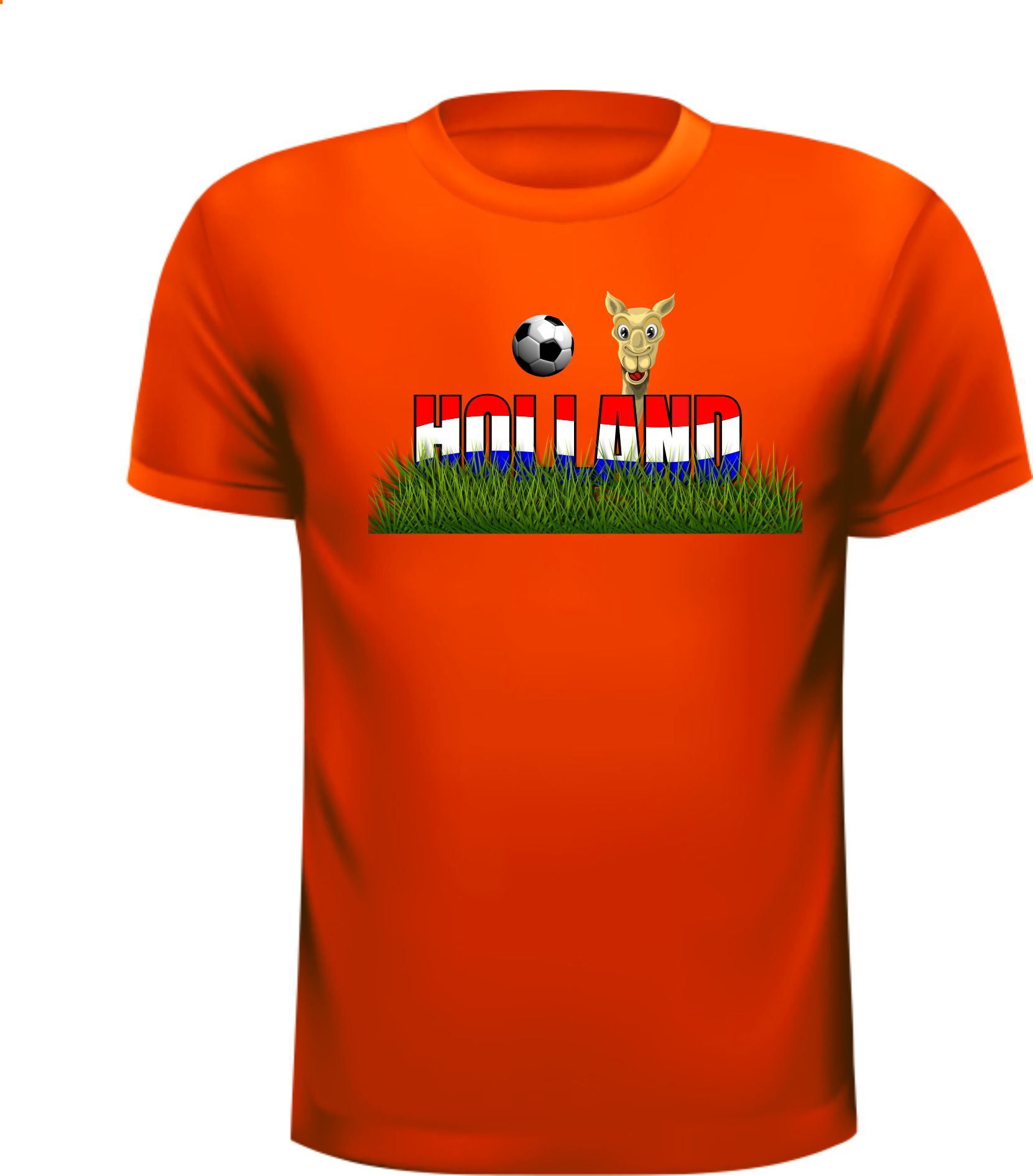 Oranje shirtje voor Qatar voetballen 2022