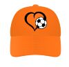 Oranje Voetbal pet houden van voetbal