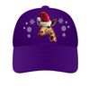 foto 2 Pet giraffe met kerstmuts