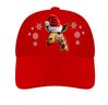 foto 4 Pet giraffe met kerstmuts