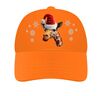foto 6 Pet giraffe met kerstmuts