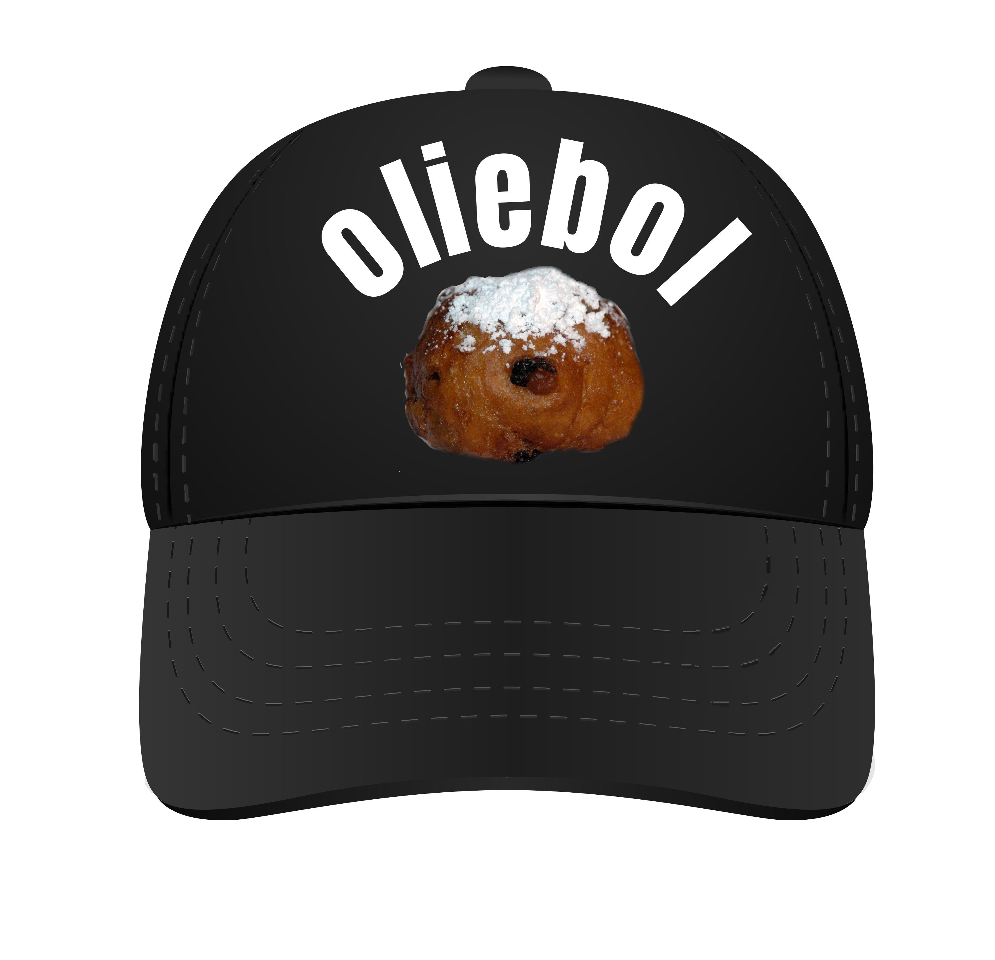 Pet oliebol pet met opdruk van een oliebol