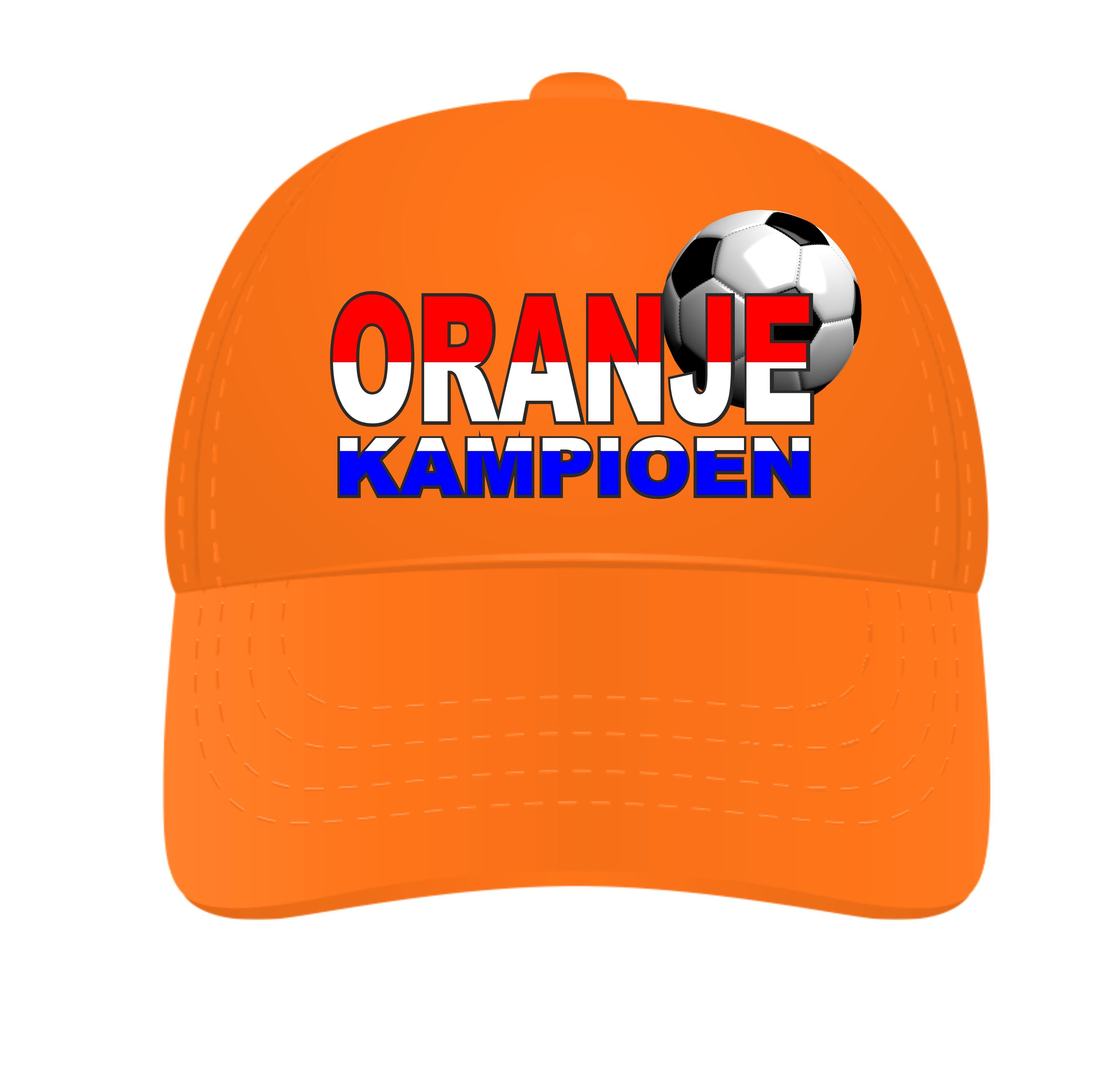 Pet Oranje kampioen kleuren van de vlag van Nederland