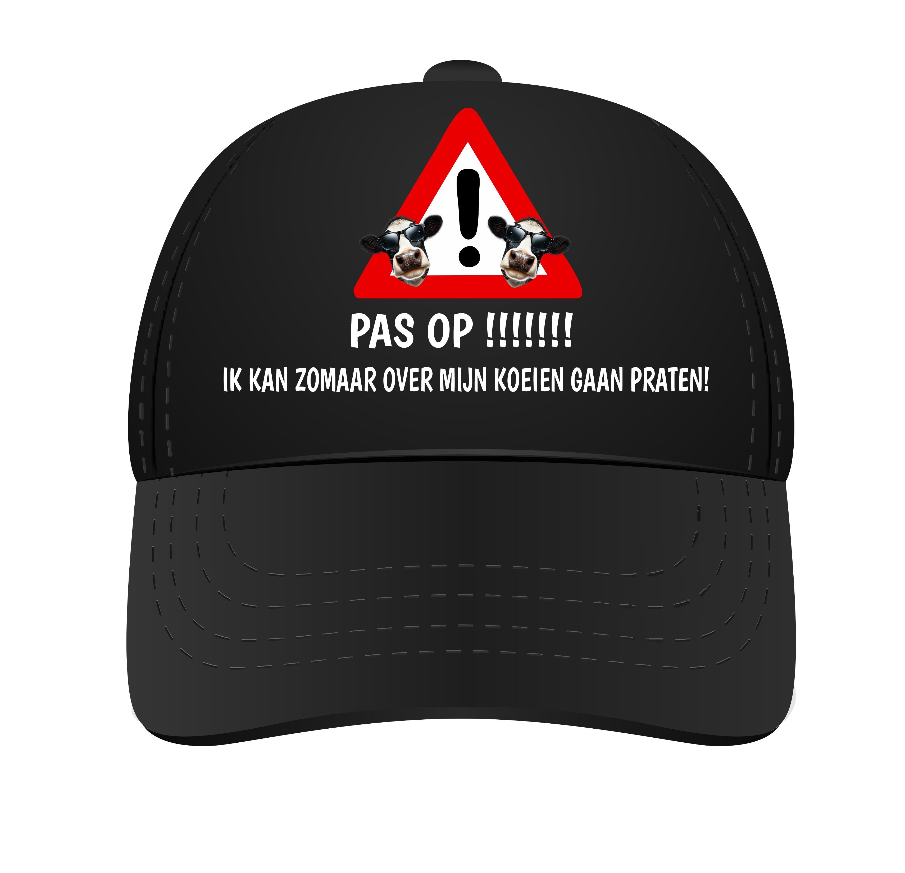 Pet pas op ik kan zomaar over mijn koeien gaan praten grappige boeren pet