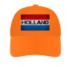 Pet vintage look met tekst Holland en vlag van Nederland