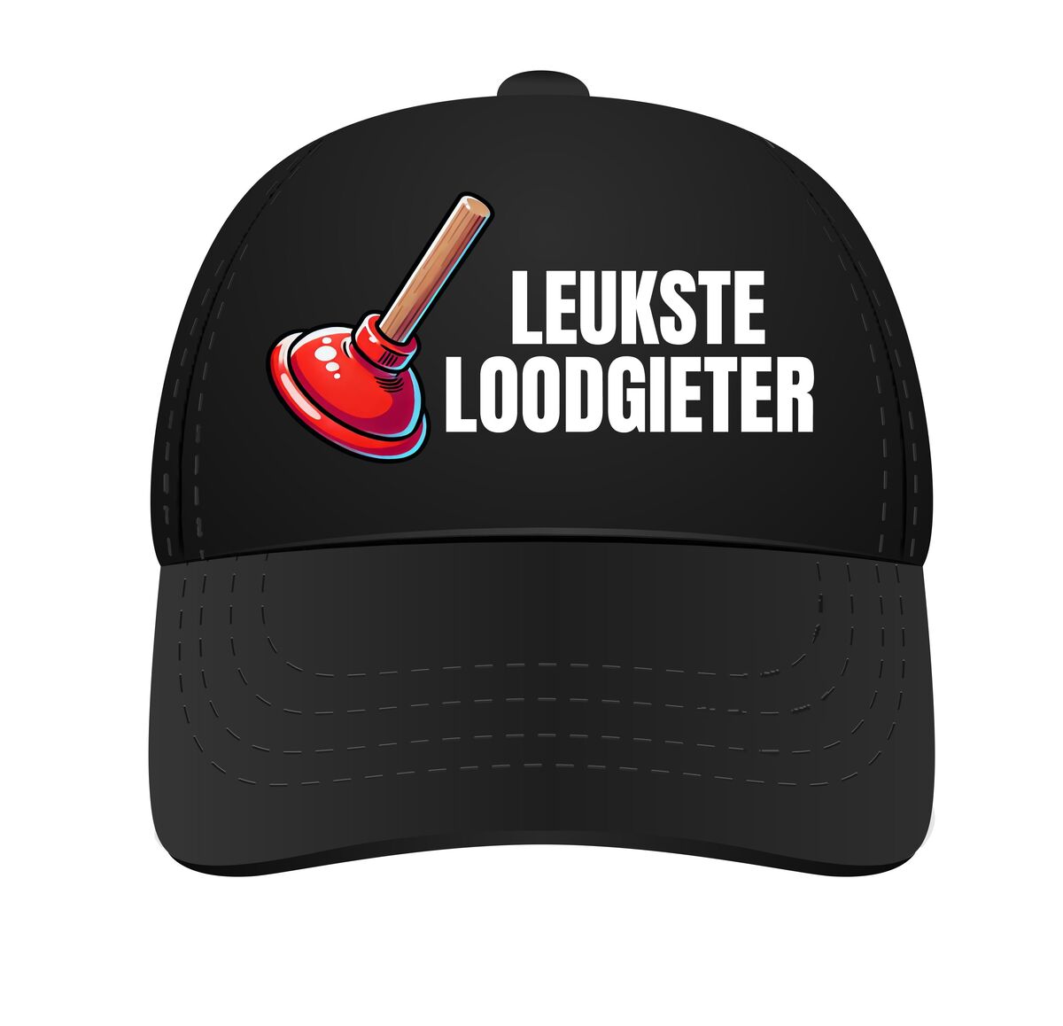 Pet voor de leukste loodgieter met cartoon van een loodgieter opdruk