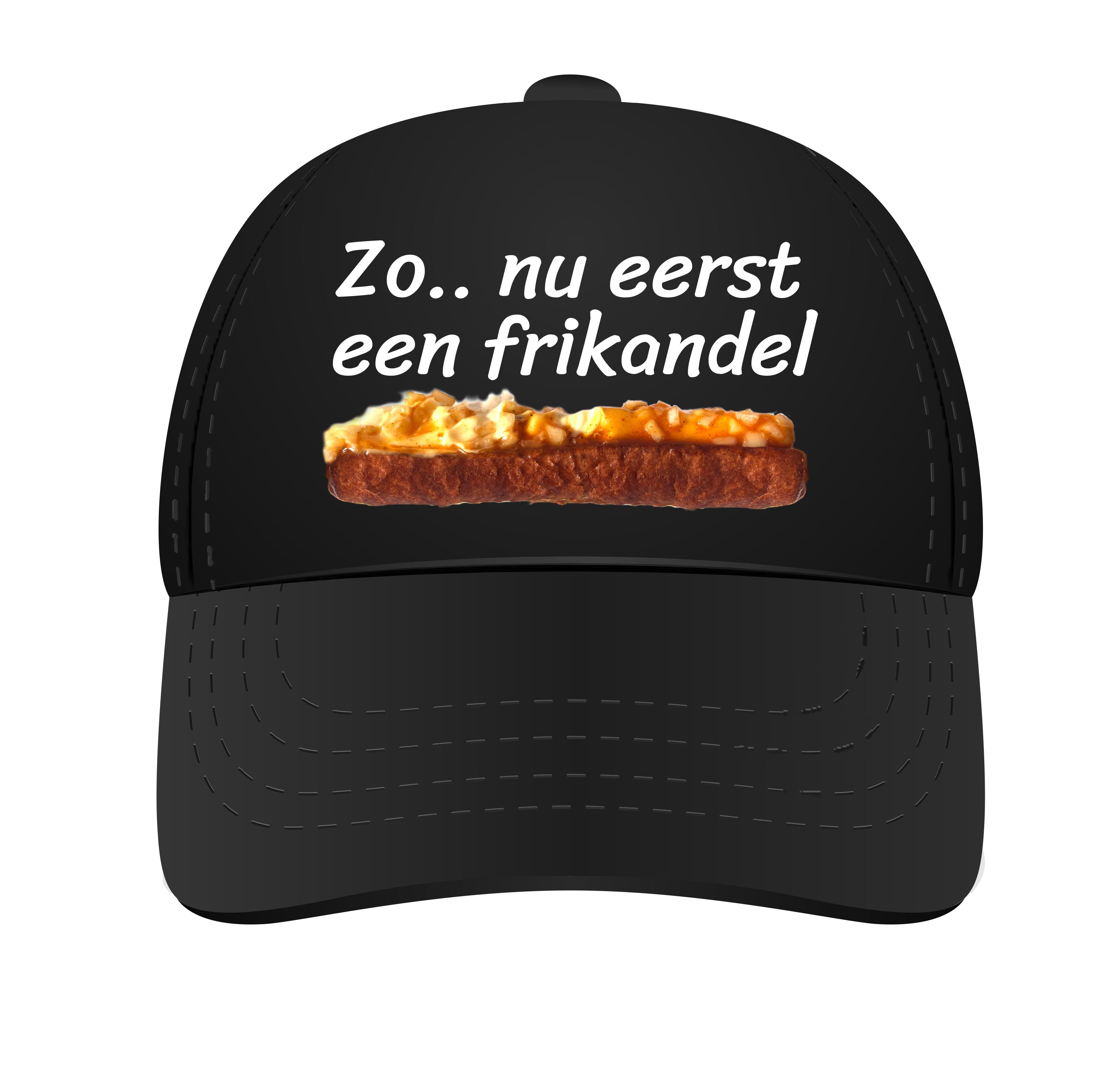 Pet zo nu eerst een frikandel speciaal pet