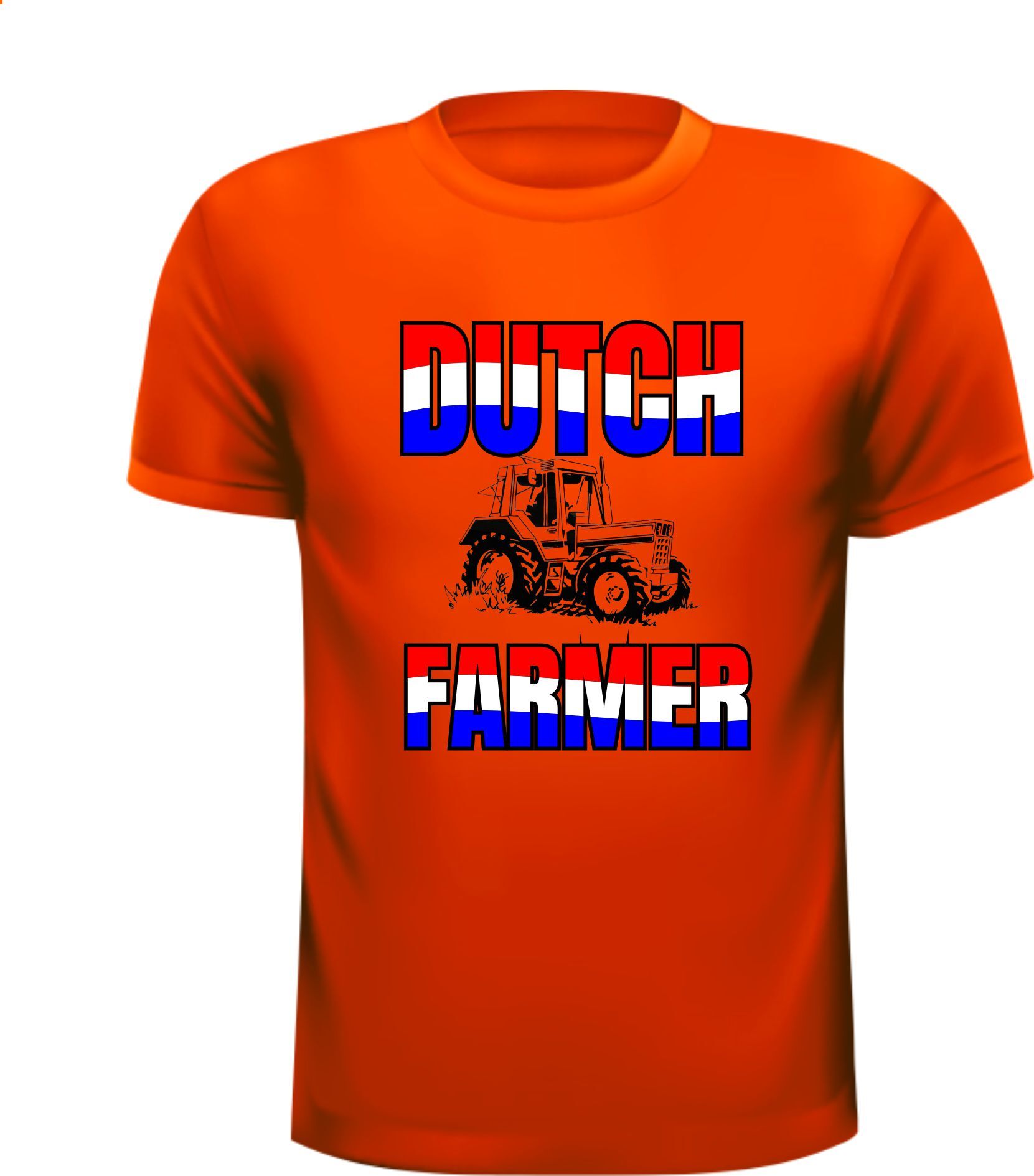 Shirtje Dutch farmer Nederlandse boer Oranje T-shirt