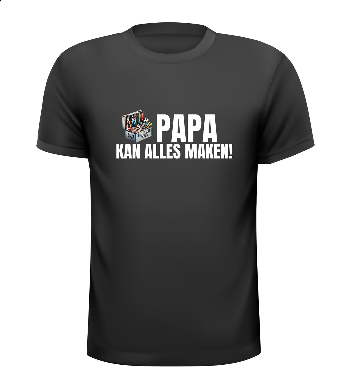 T-shirt papa kan alles maken. Handige papa kado