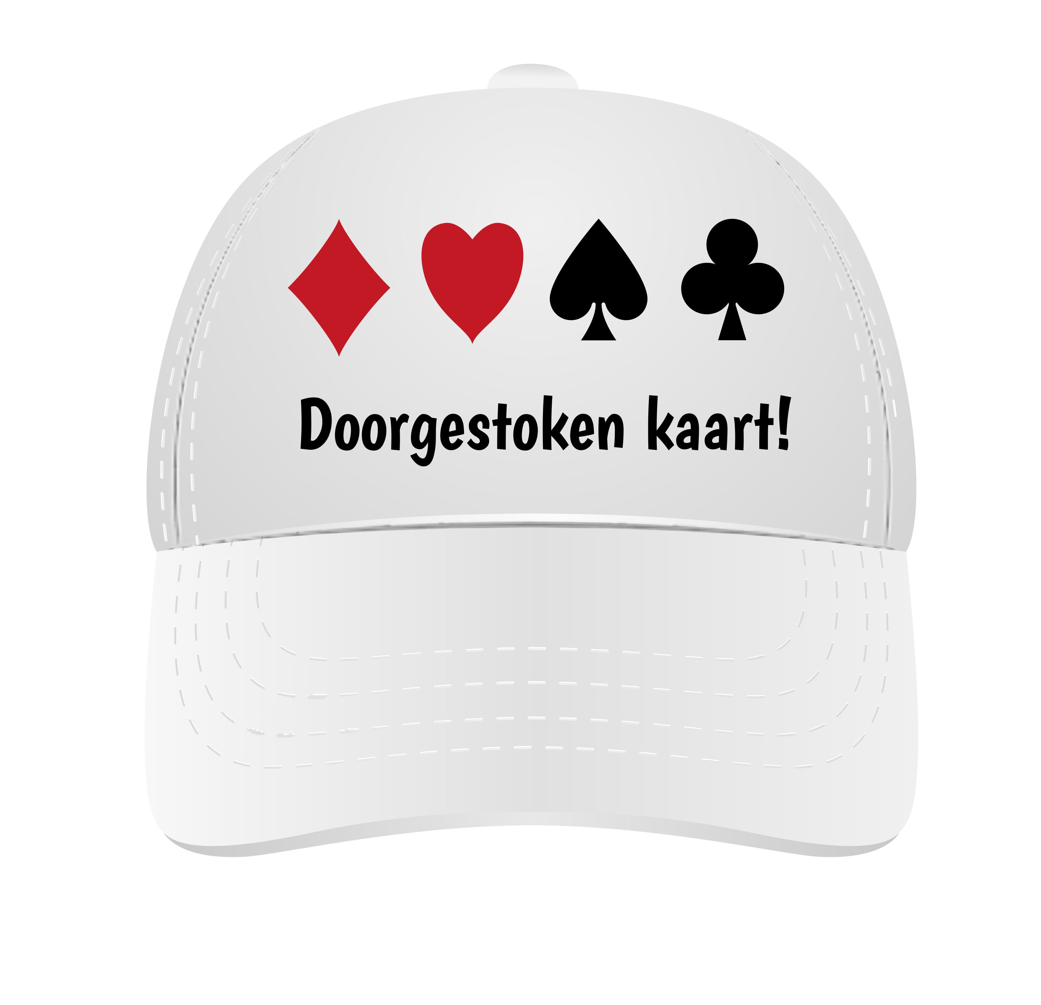 Witte Pet doorgestoken kaart