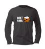 Grappige oud en nieuw longsleeve voor Chef oliebol