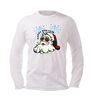 foto 4 Happy new year T-shirt lange mouw coole santa kerstman