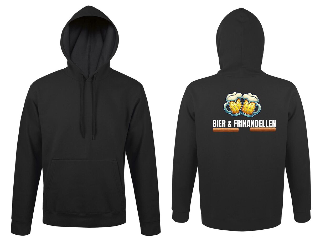 Hoodie bier en frikandellen