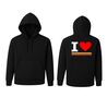 Hoodie i love frikandel voor frikandel liefhebbers