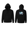 Hoodie met opdruk ski bril wintersport