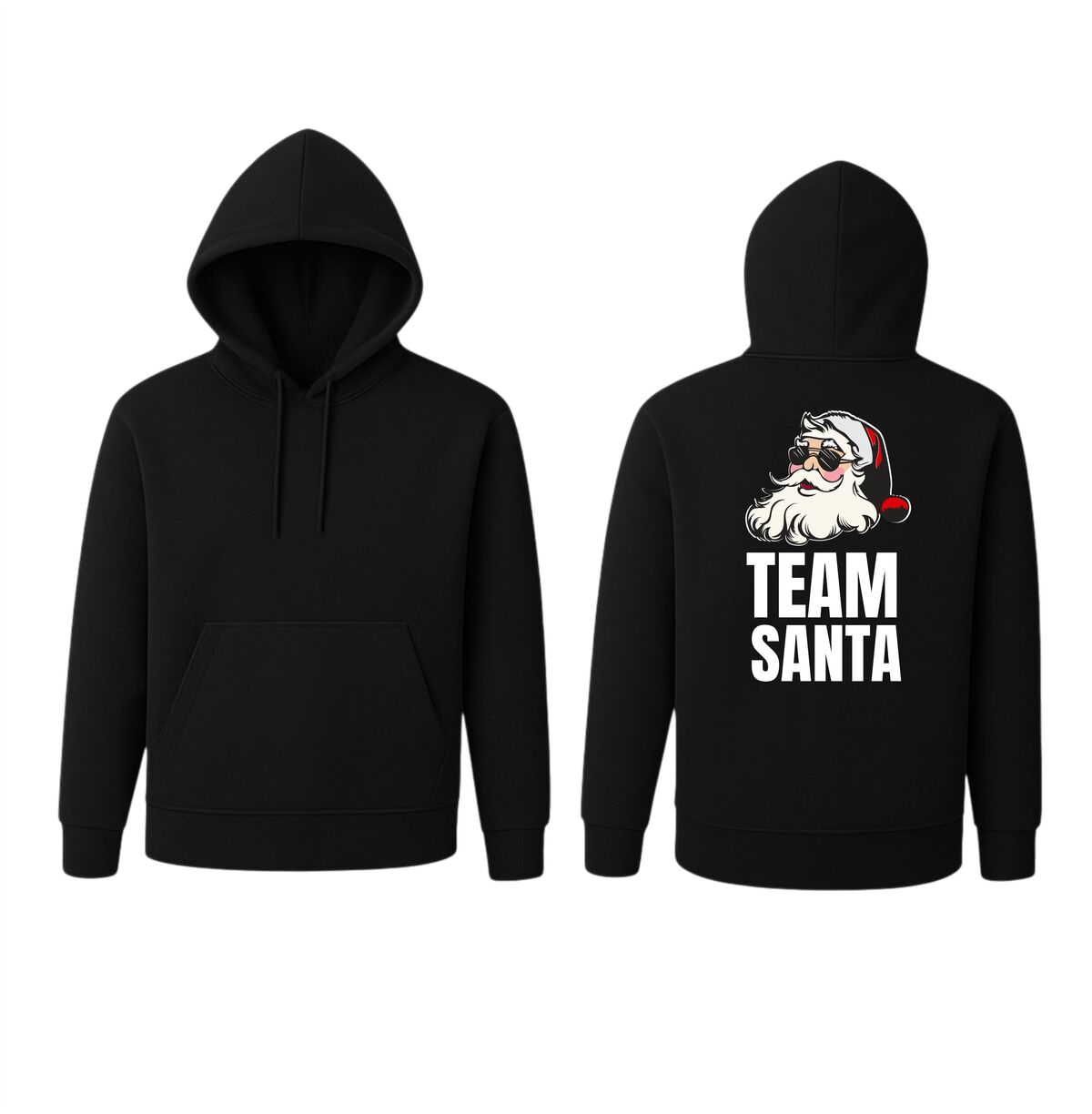 Hoodie Team Santa Een gave Hoodie voor de kerstdagen