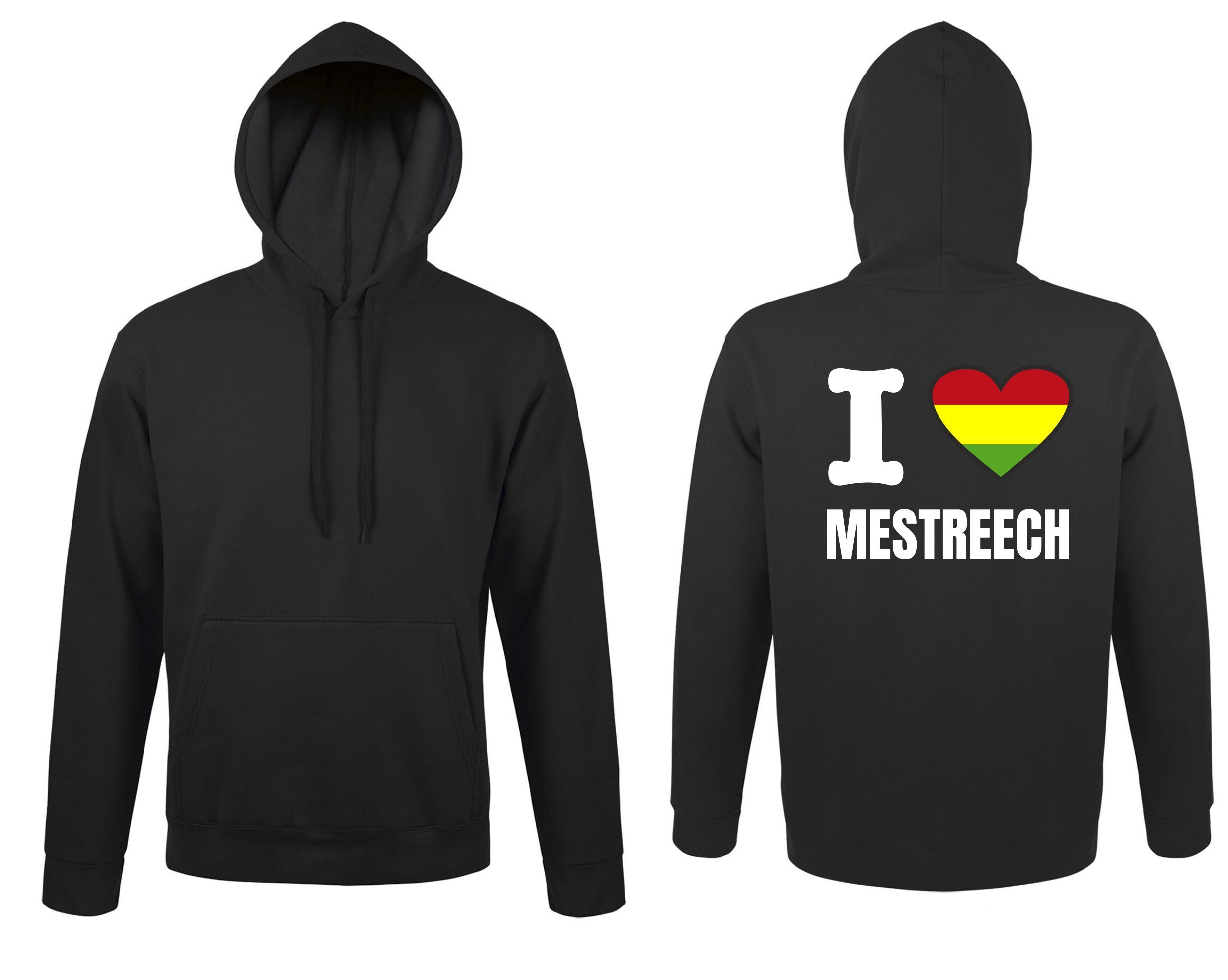 Hoodie voor het Carnaval in Maastricht ik hou van Mestreech