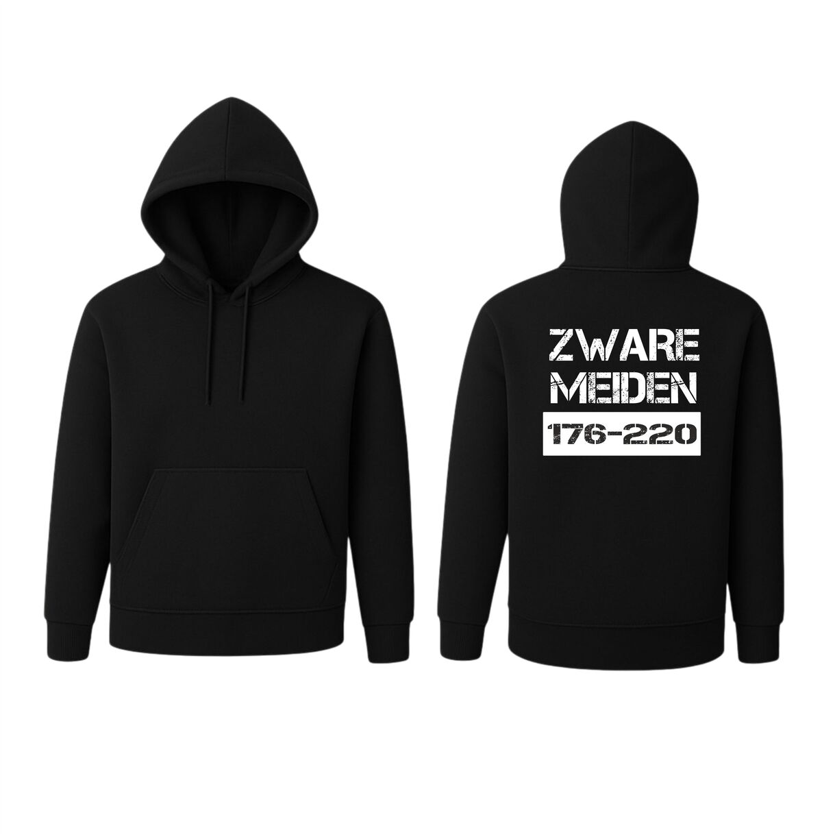 Hoodie zware meiden leuk voor het Carnaval