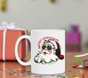 foto 2 Kerstmannen koffie mok Merry Christmas met een coole kerstman Santa