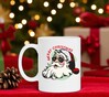 foto 3 Kerstmannen koffie mok Merry Christmas met een coole kerstman Santa