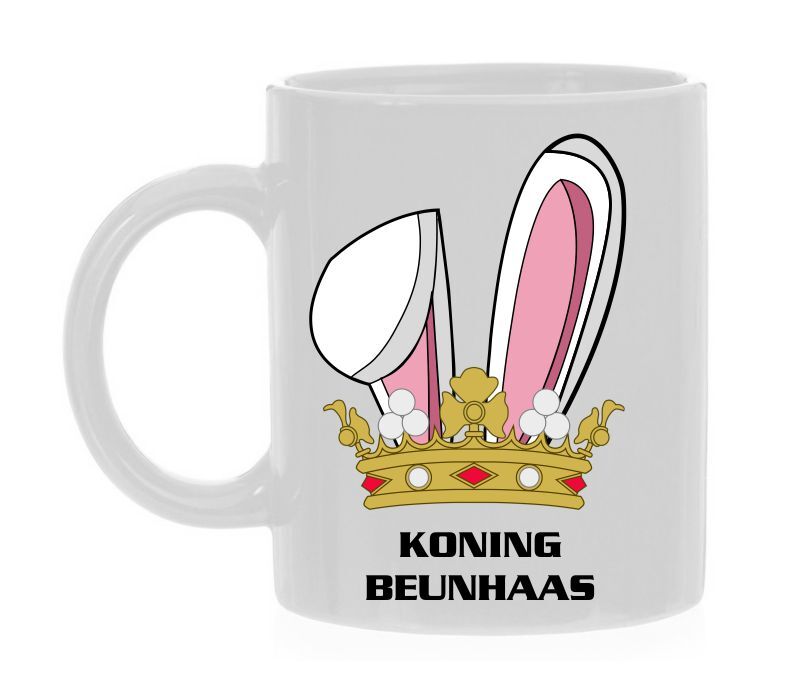 Koffiemok voor koning beunhaas cadeau beunhaas