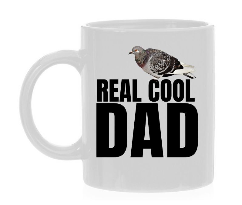 Mok real cool dad leuk kado voor vaders die duivenmelker zijn