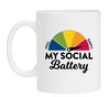 Mok voor collegas waarvan de sociale batterij leeg is!